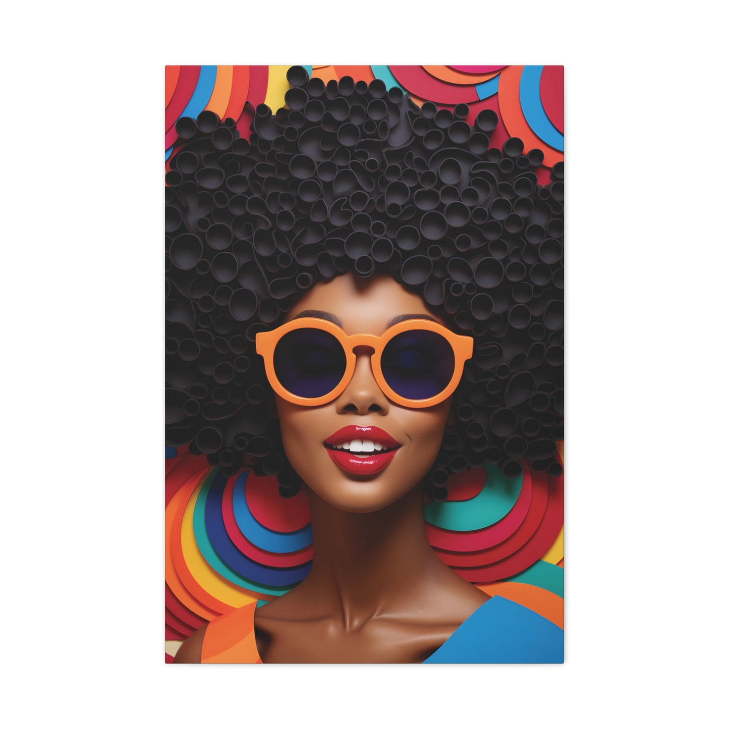 Bold Shades of Beauty (Ayanna) - Canvas Print