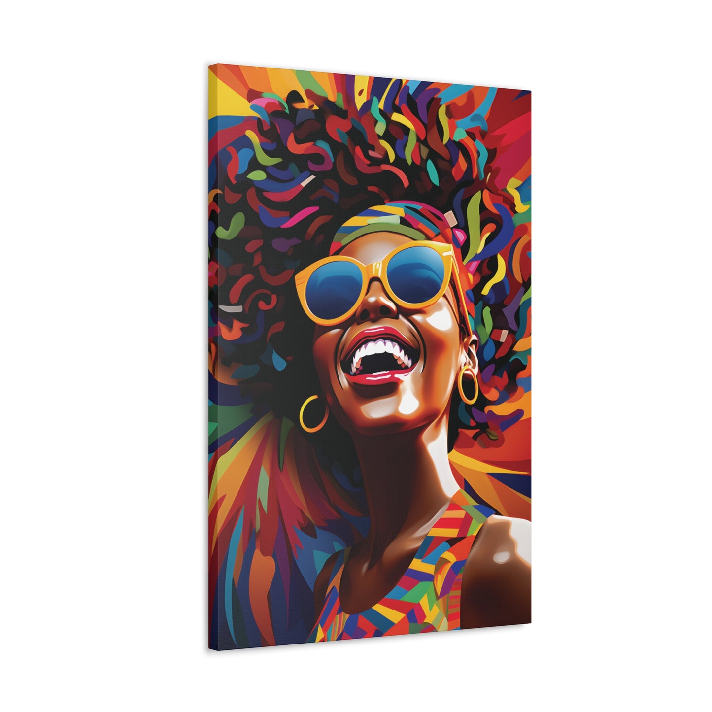 Electric Elegance (Tiana)  - Canvas Print