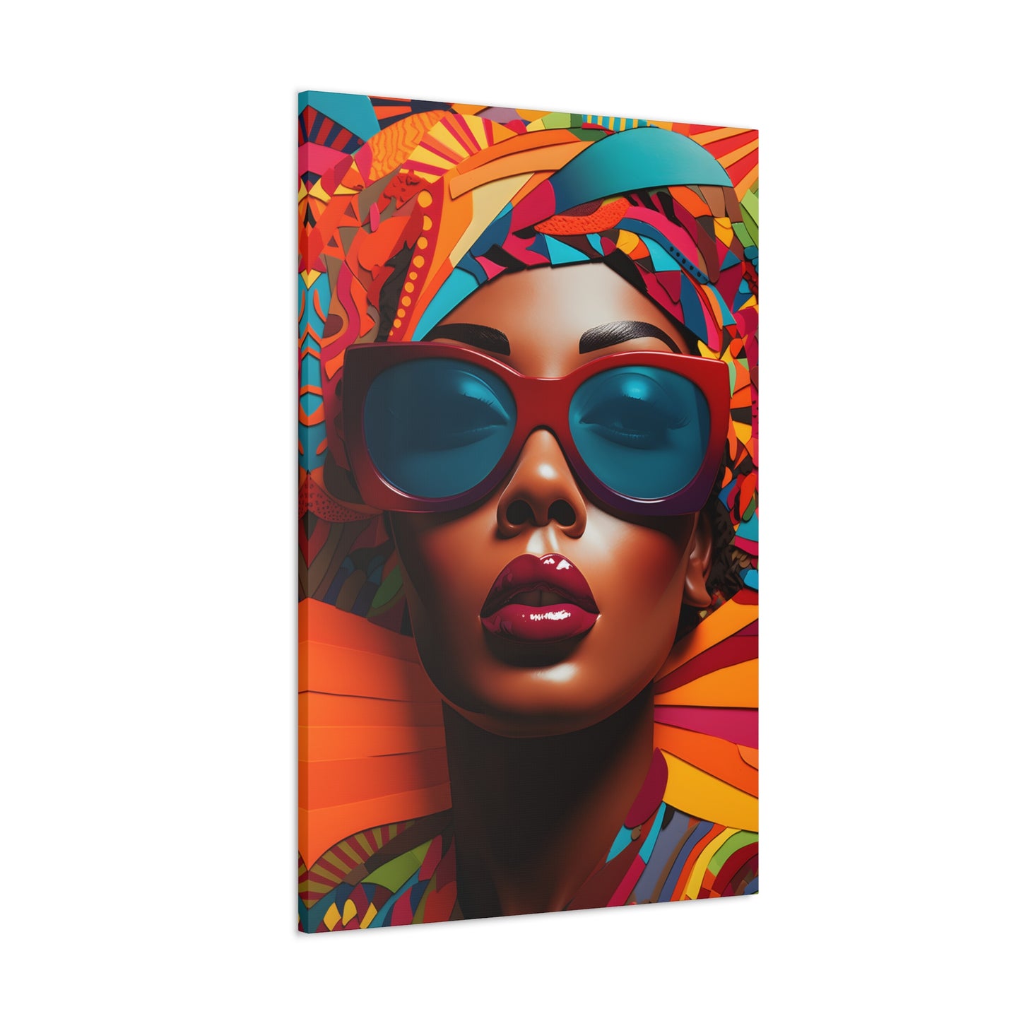 Kente Kouture (Malika) - Canvas Print