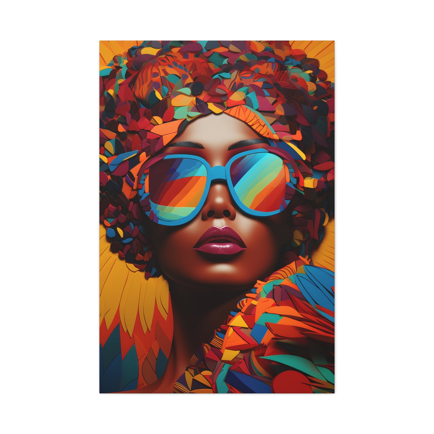 Kente Kouture (Nubia) - Canvas Print