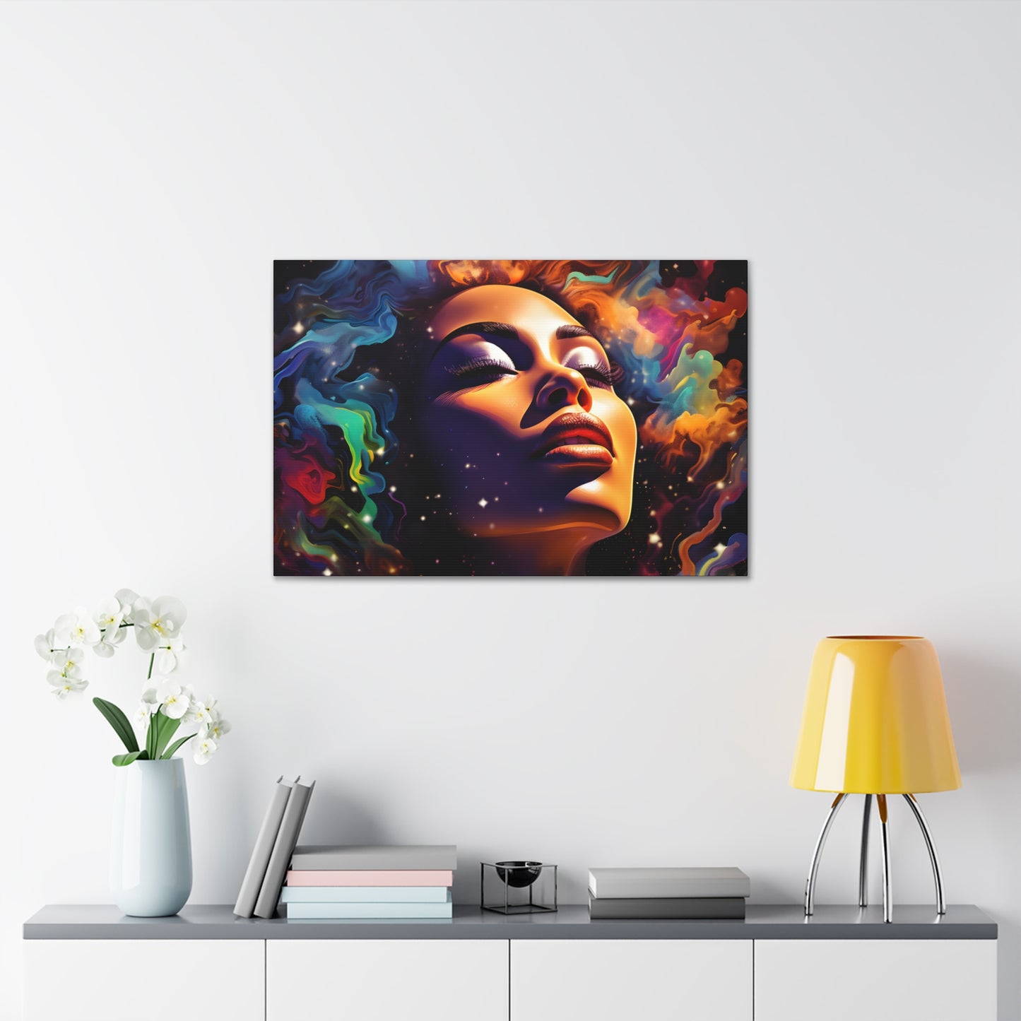 Cosmic Color & Cloudscapes (Lyrica)  - Canvas Print