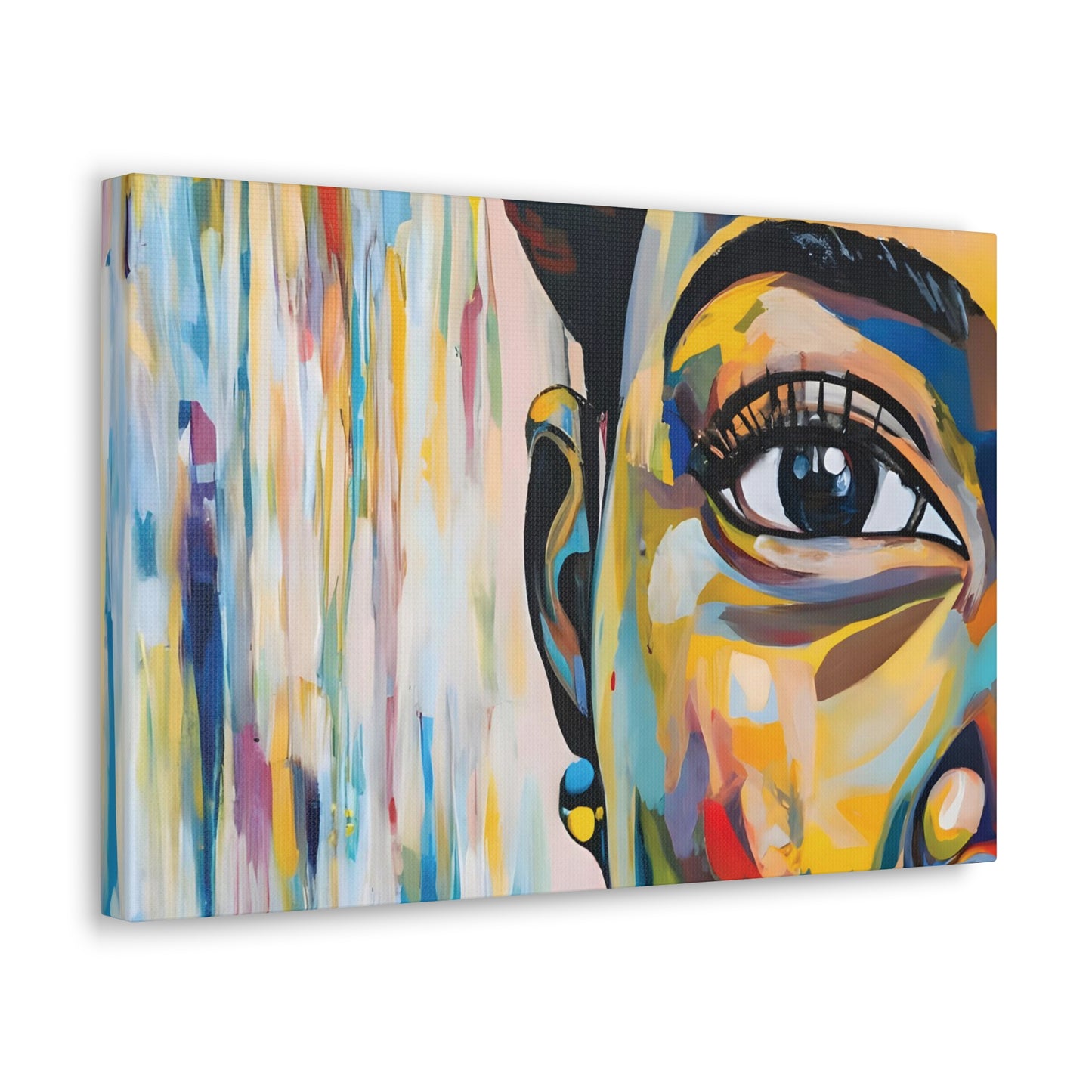 Abstract Africana (Iris) - Canvas Print