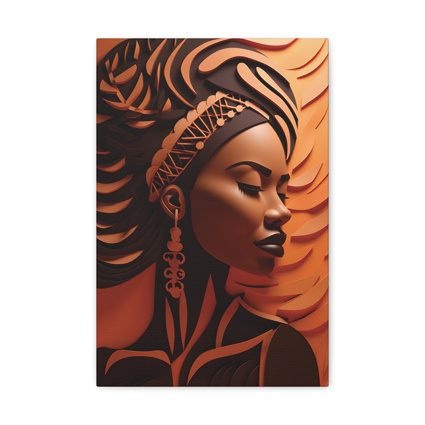 Copper Queens (Nia) - Canvas Print