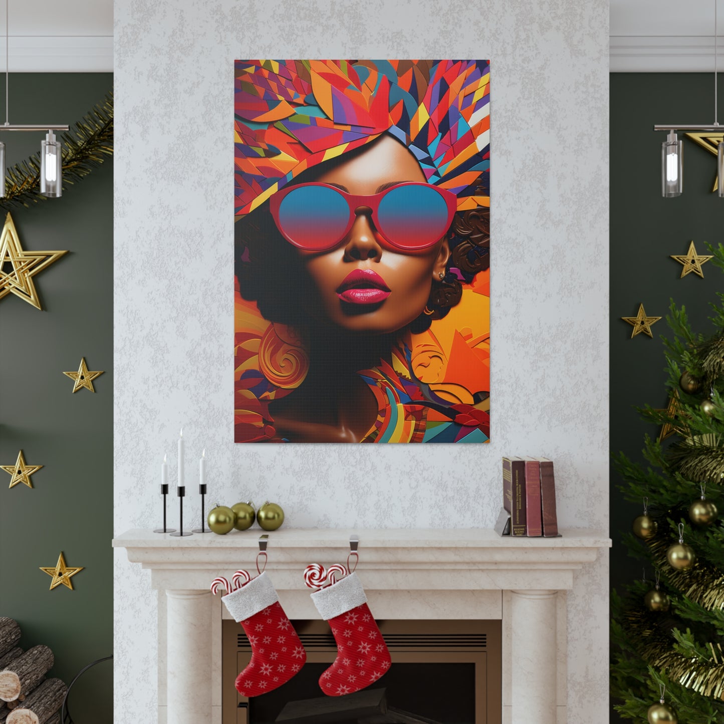 Kente Kouture (Aaliyah) - Canvas Print