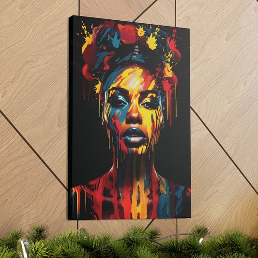 Splatter of Soul (Sanaa) - Canvas Print