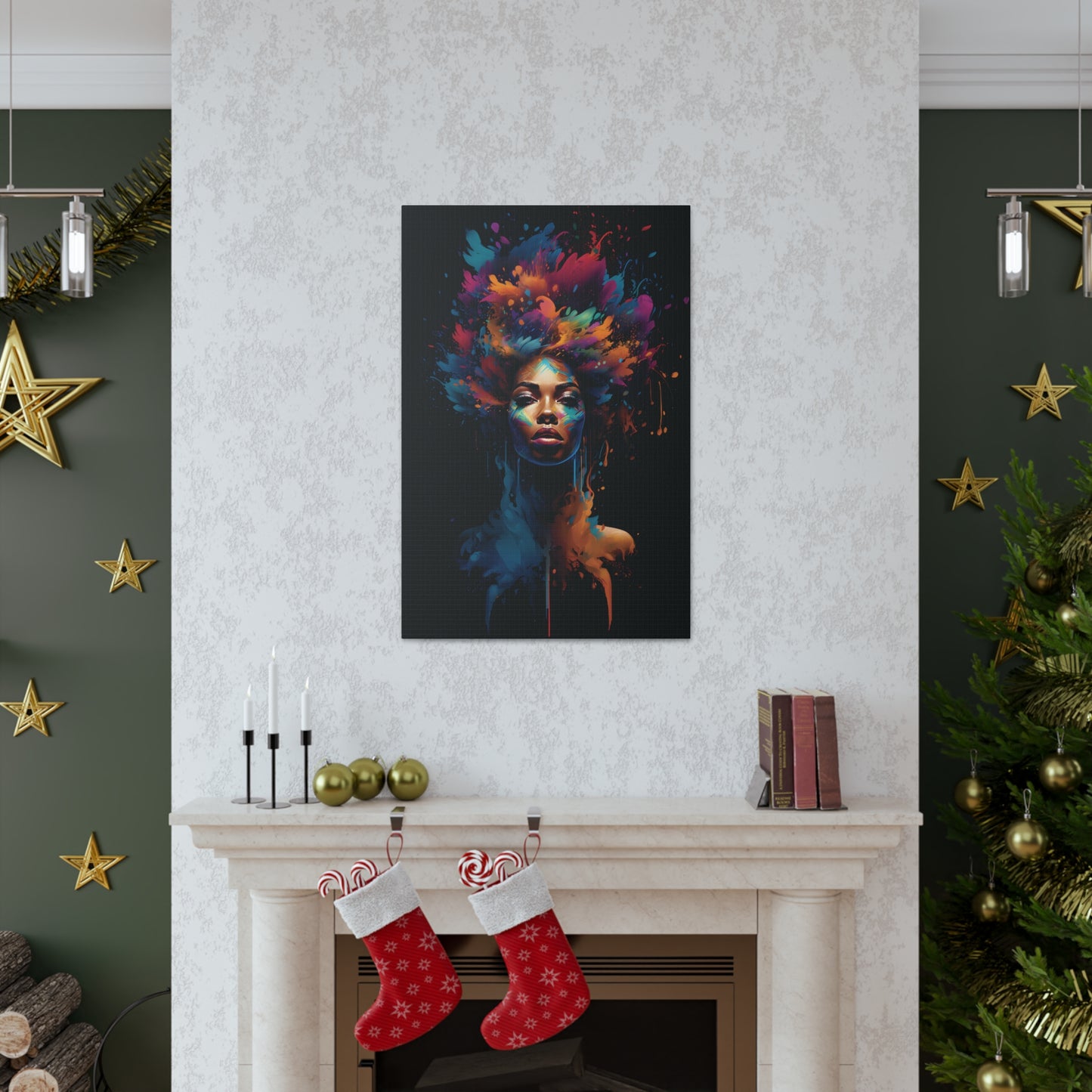 Splatter of Soul (Nyah) - Canvas Print