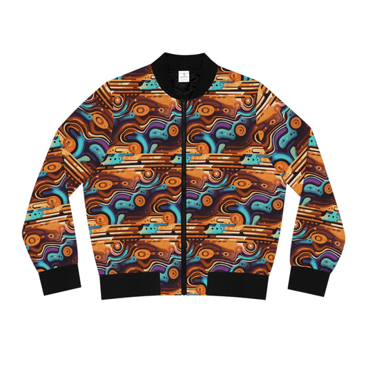 Trippin (Desert Mirage) - Women's Bomber Jacket