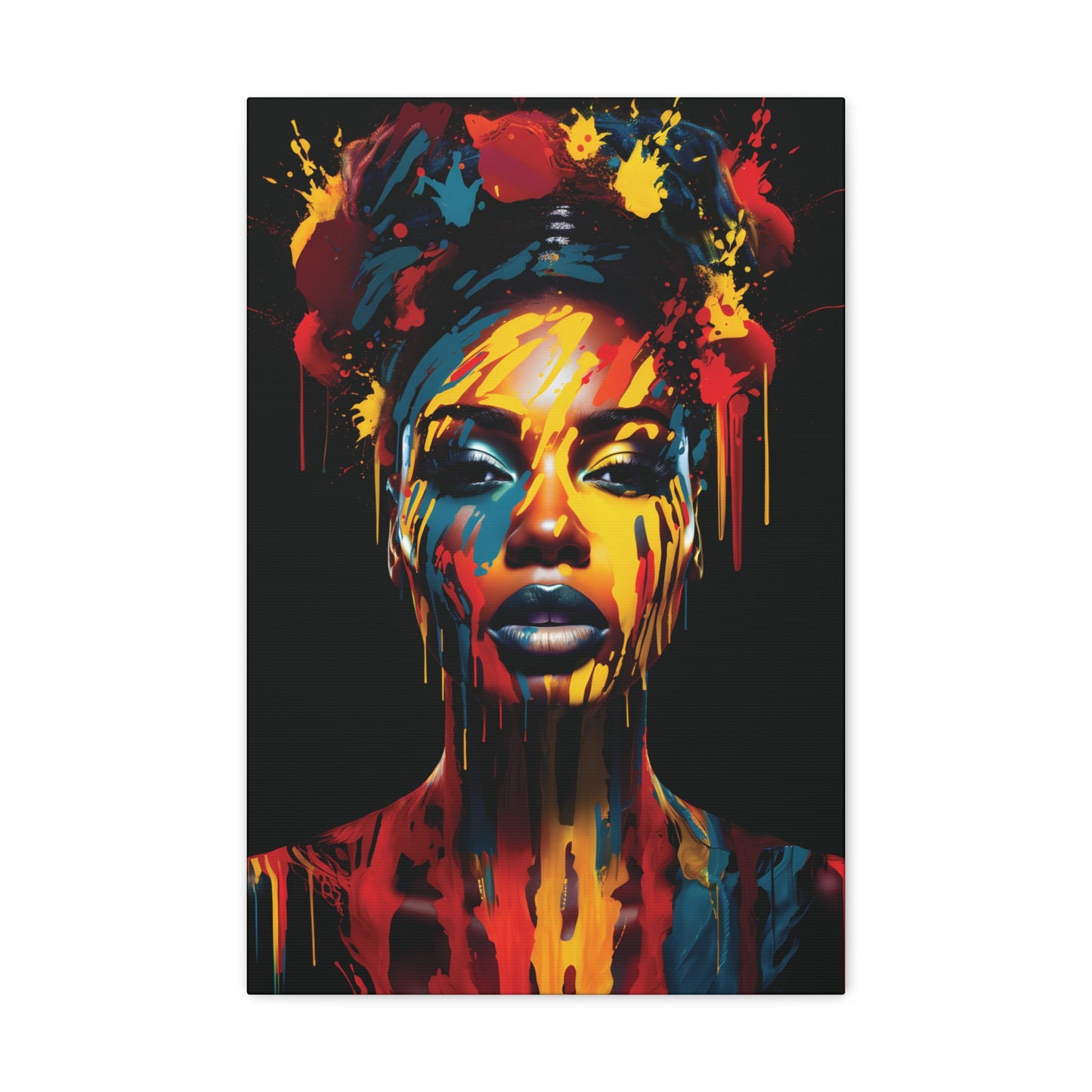 Splatter of Soul (Sanaa) - Canvas Print