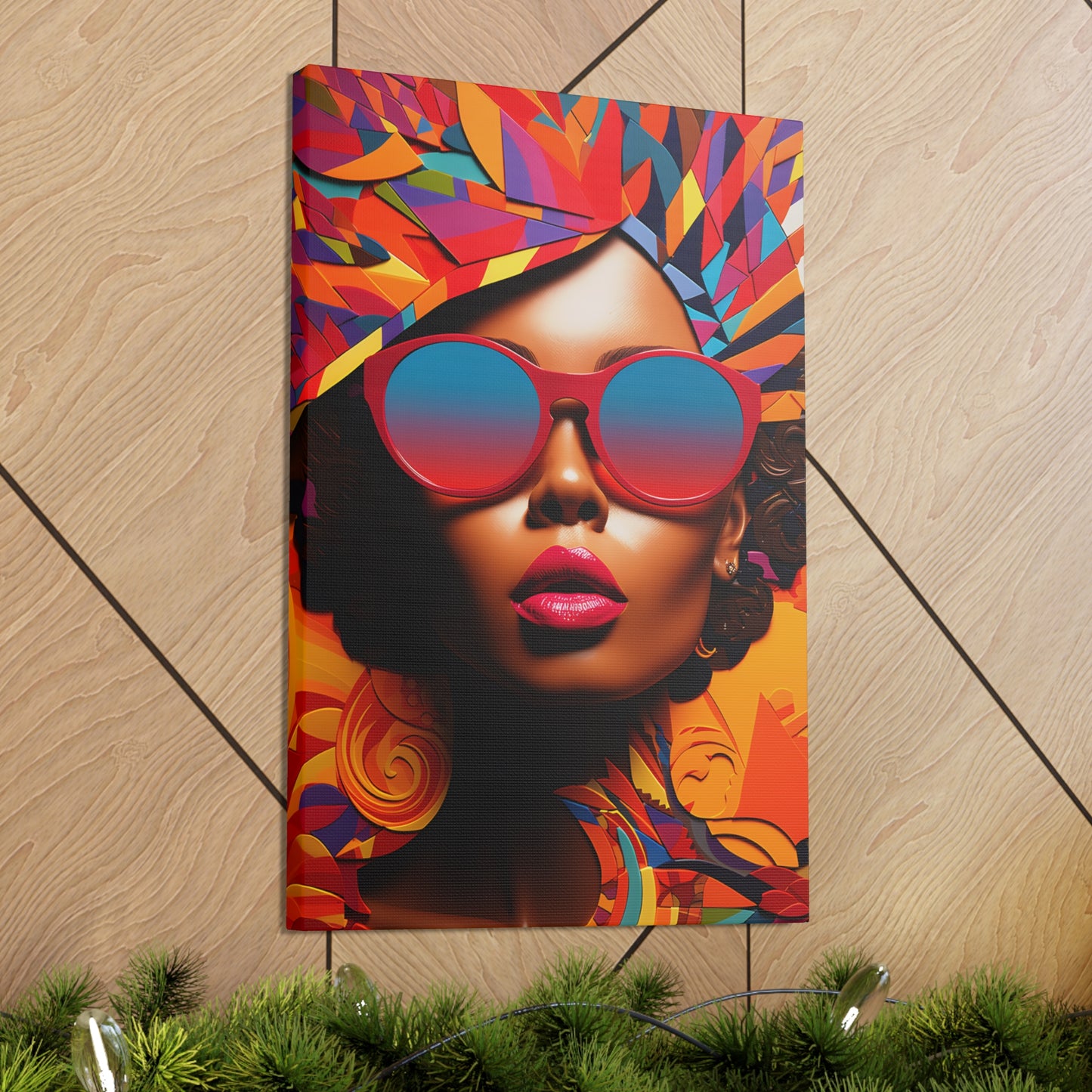 Kente Kouture (Aaliyah) - Canvas Print