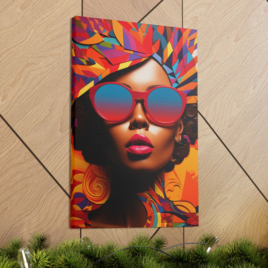 Kente Kouture (Aaliyah) - Canvas Print