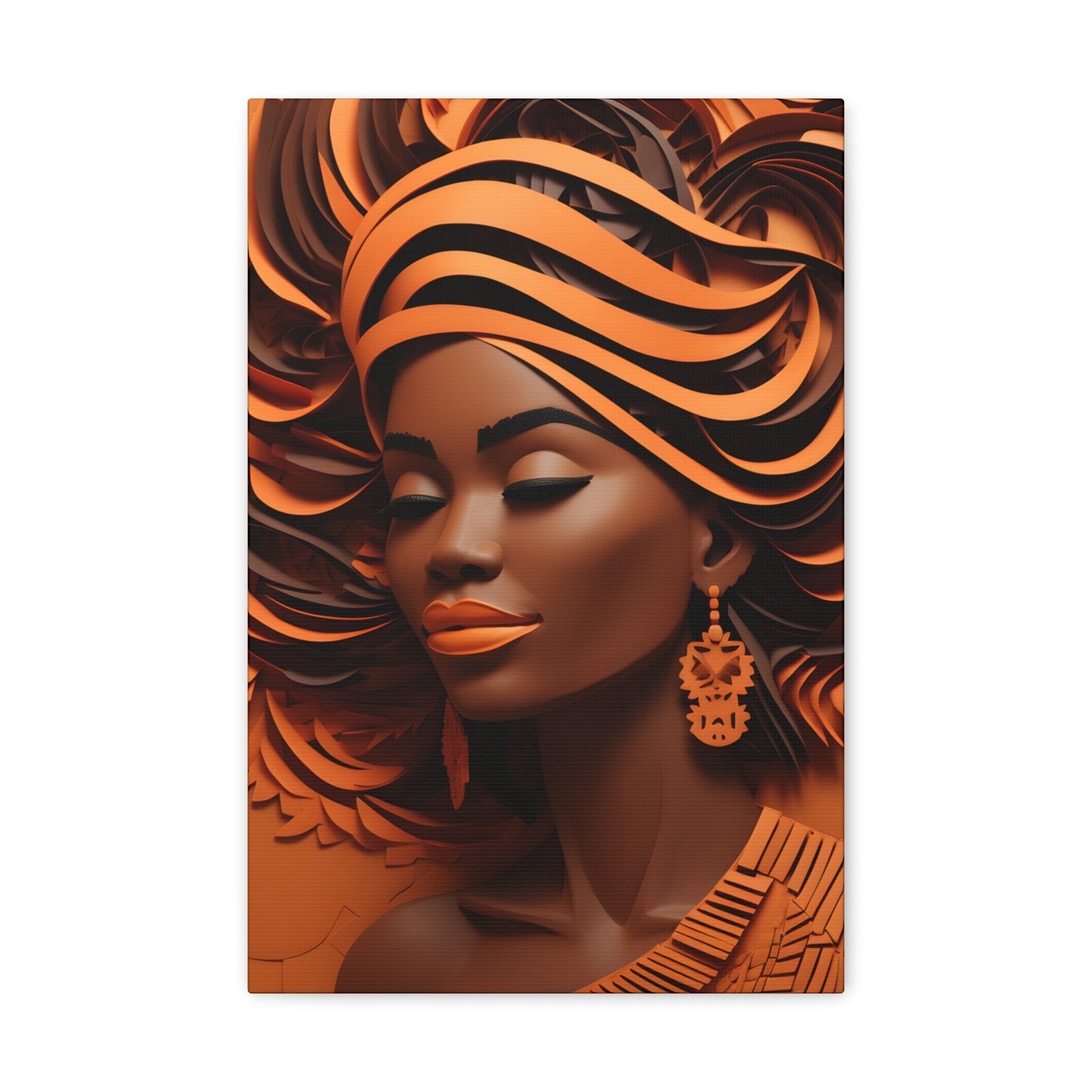 Copper Queens (Naomi) - Canvas Print