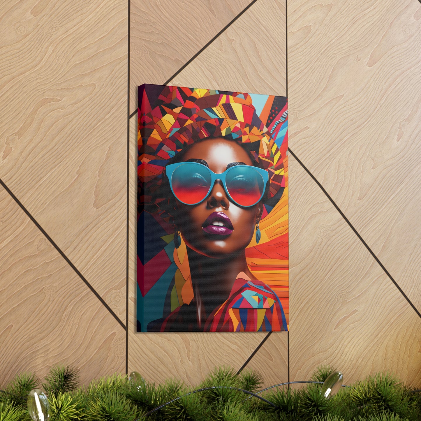 Kente Kouture (Dionne) - Canvas Print