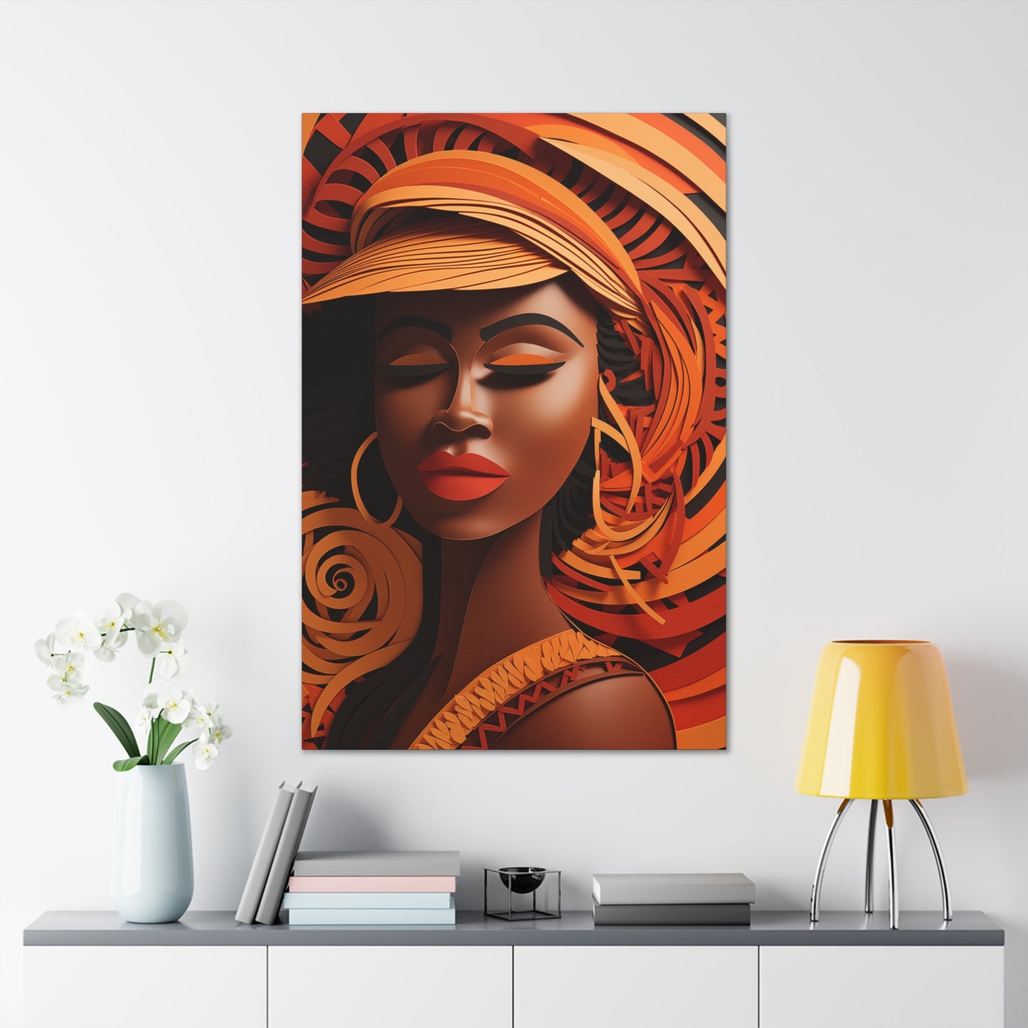 Copper Queens (Mona) - Canvas Print