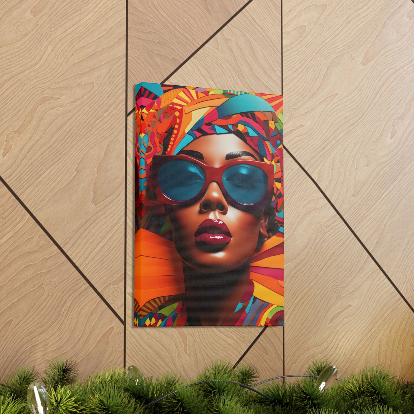 Kente Kouture (Malika) - Canvas Print