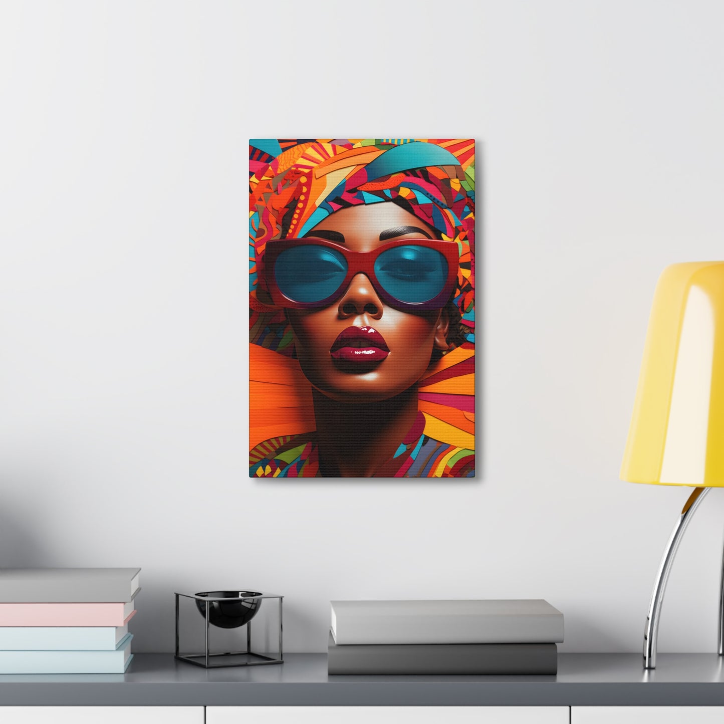 Kente Kouture (Malika) - Canvas Print