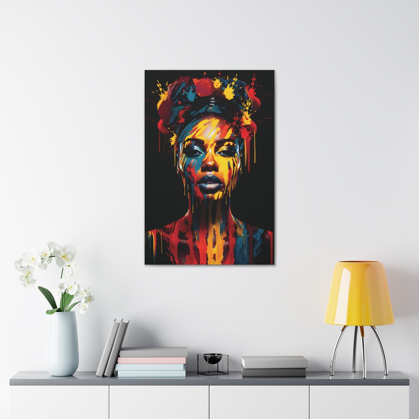 Splatter of Soul (Sanaa) - Canvas Print