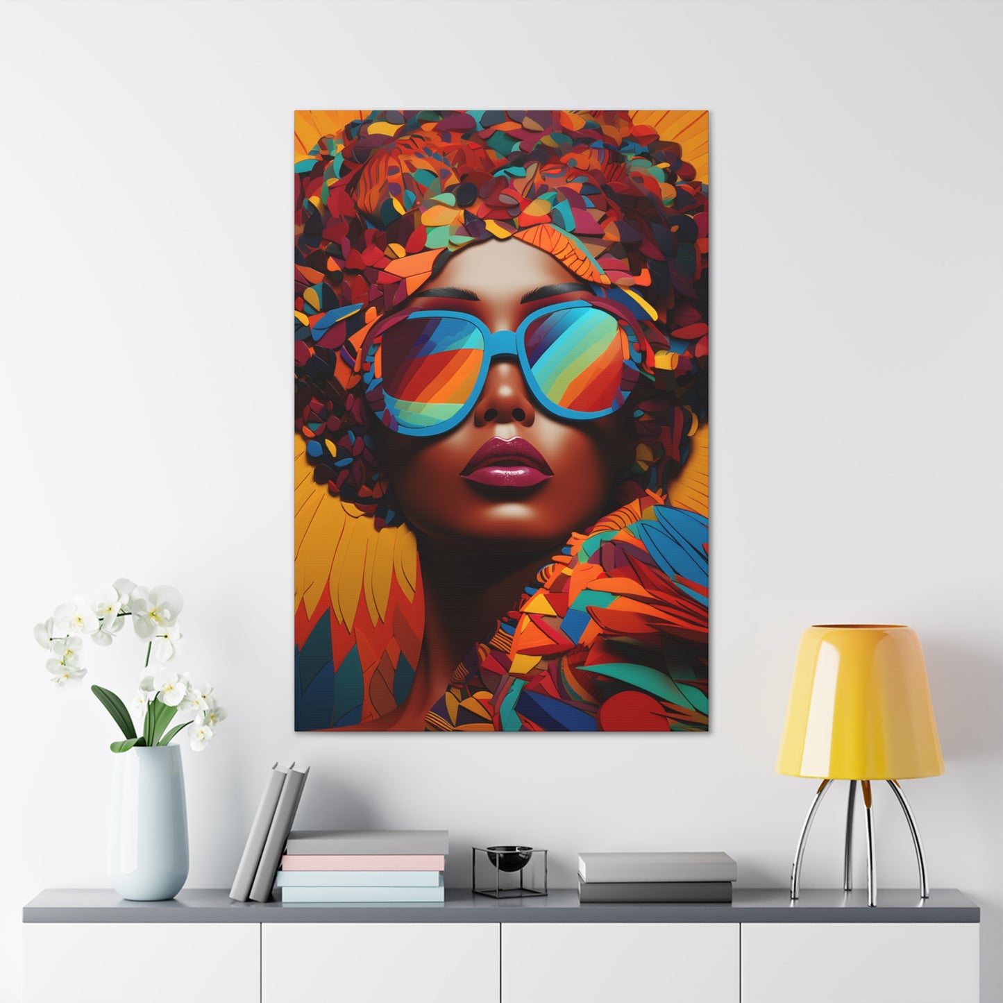 Kente Kouture (Nubia) - Canvas Print