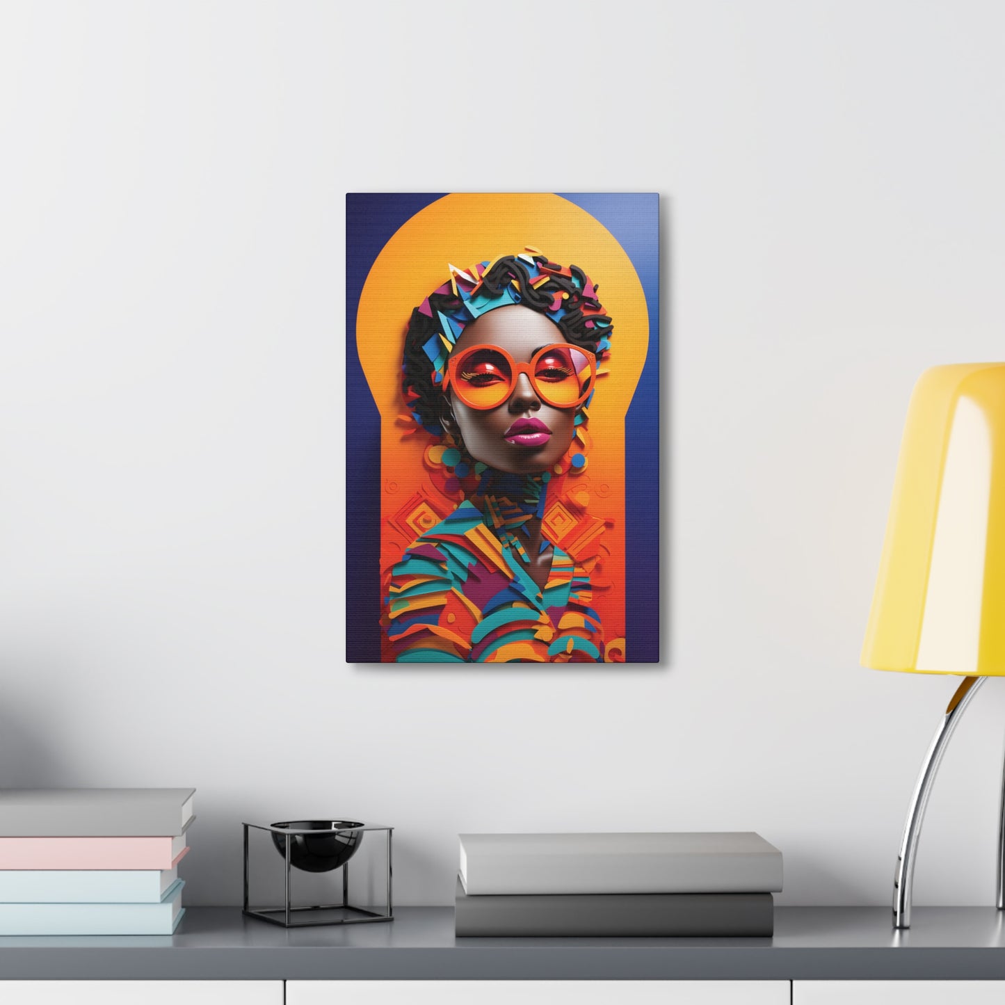 Bold Shades of Beauty (Keyana)  - Canvas Print