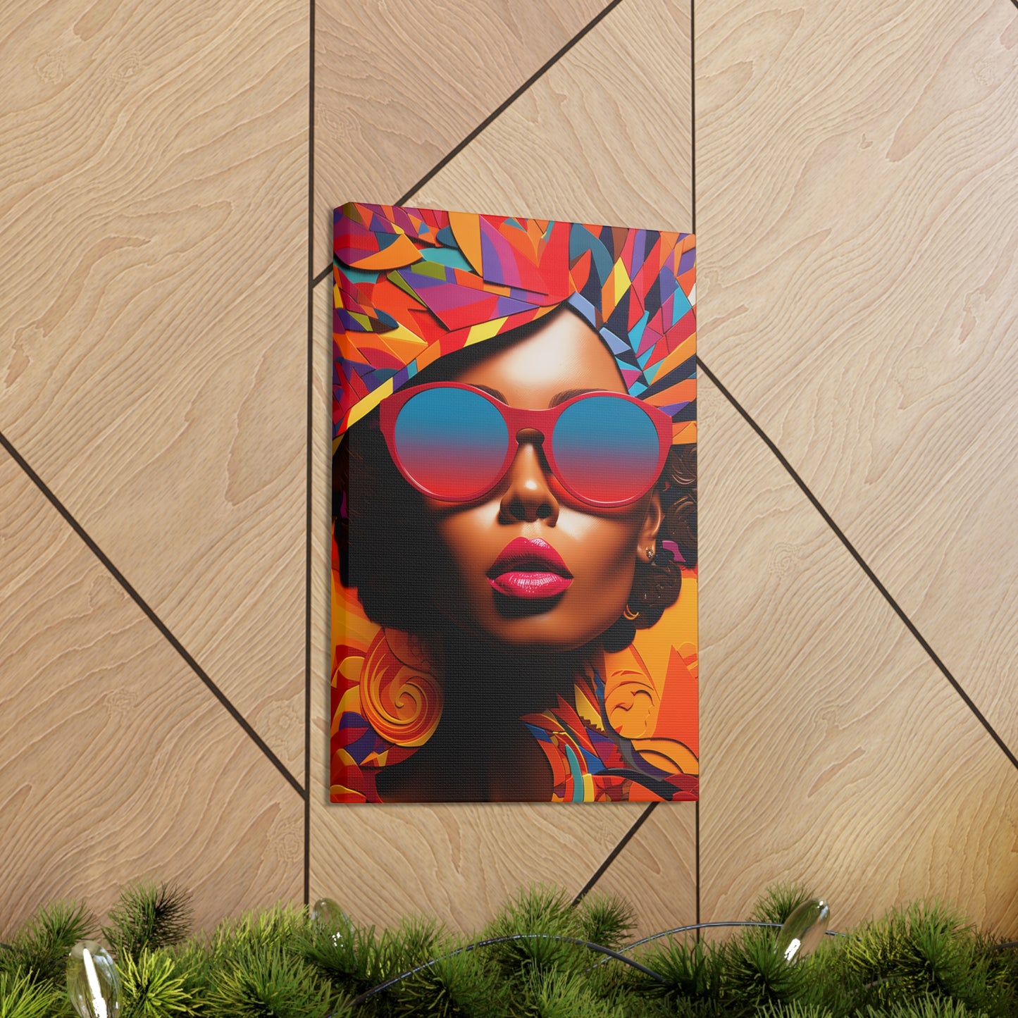 Kente Kouture (Aaliyah) - Canvas Print