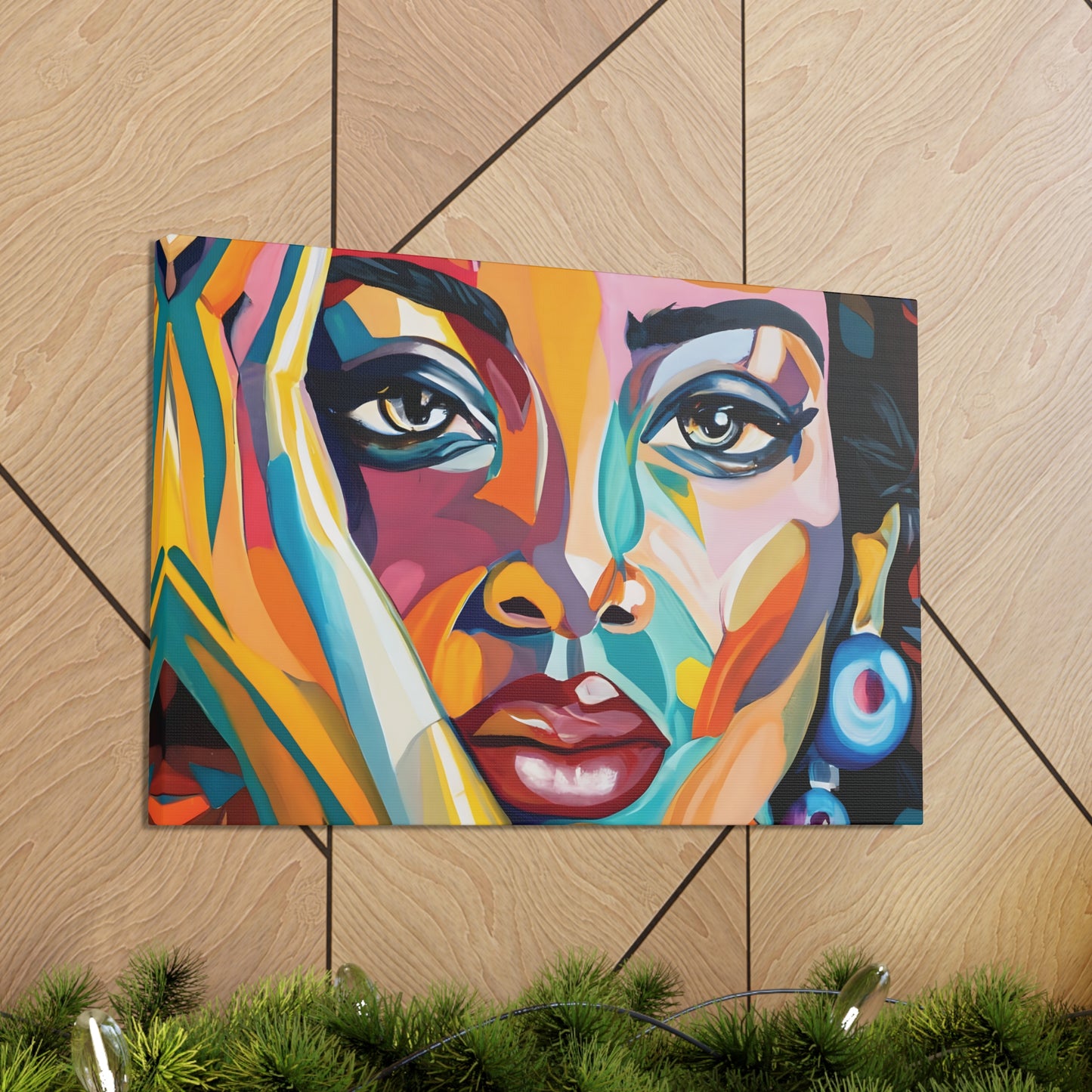 Abstract Africana (Pamela) - Canvas Print