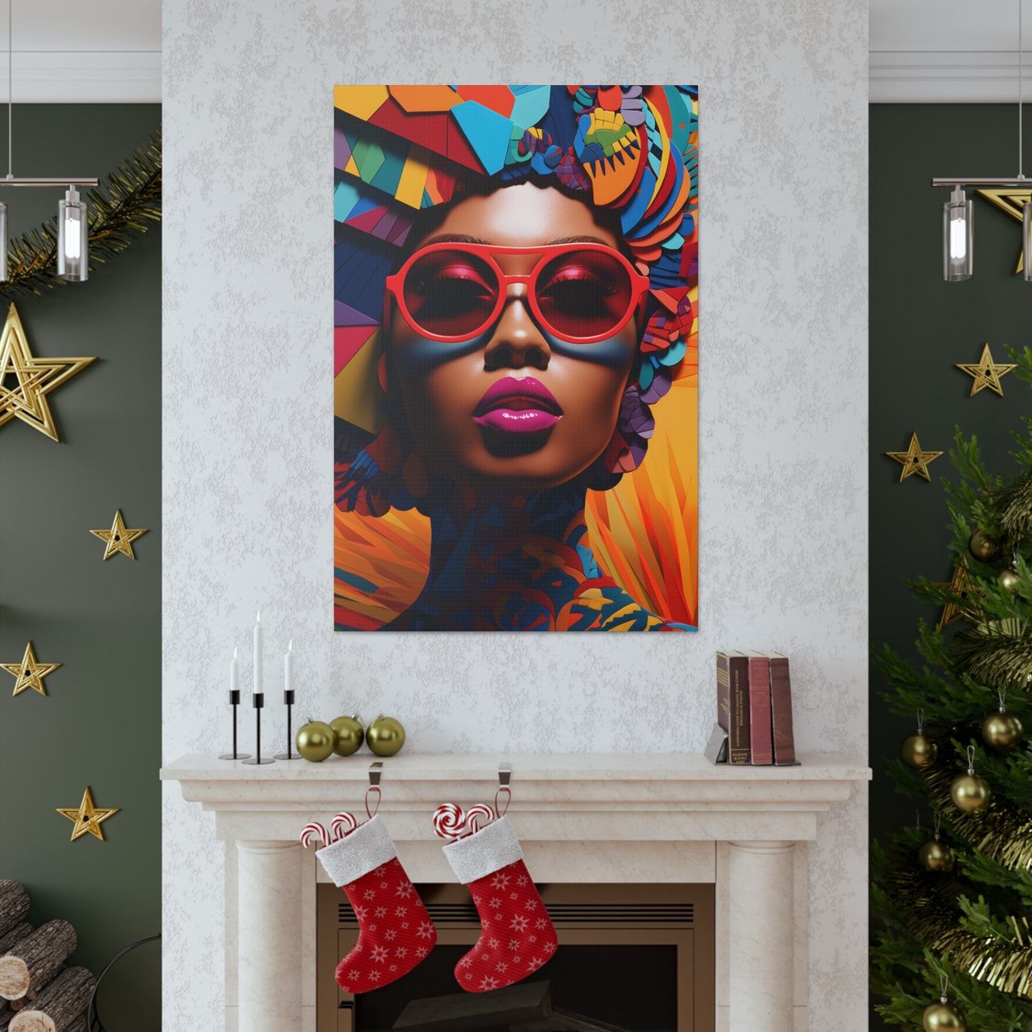 Kente Kouture (Safiya) - Canvas Print