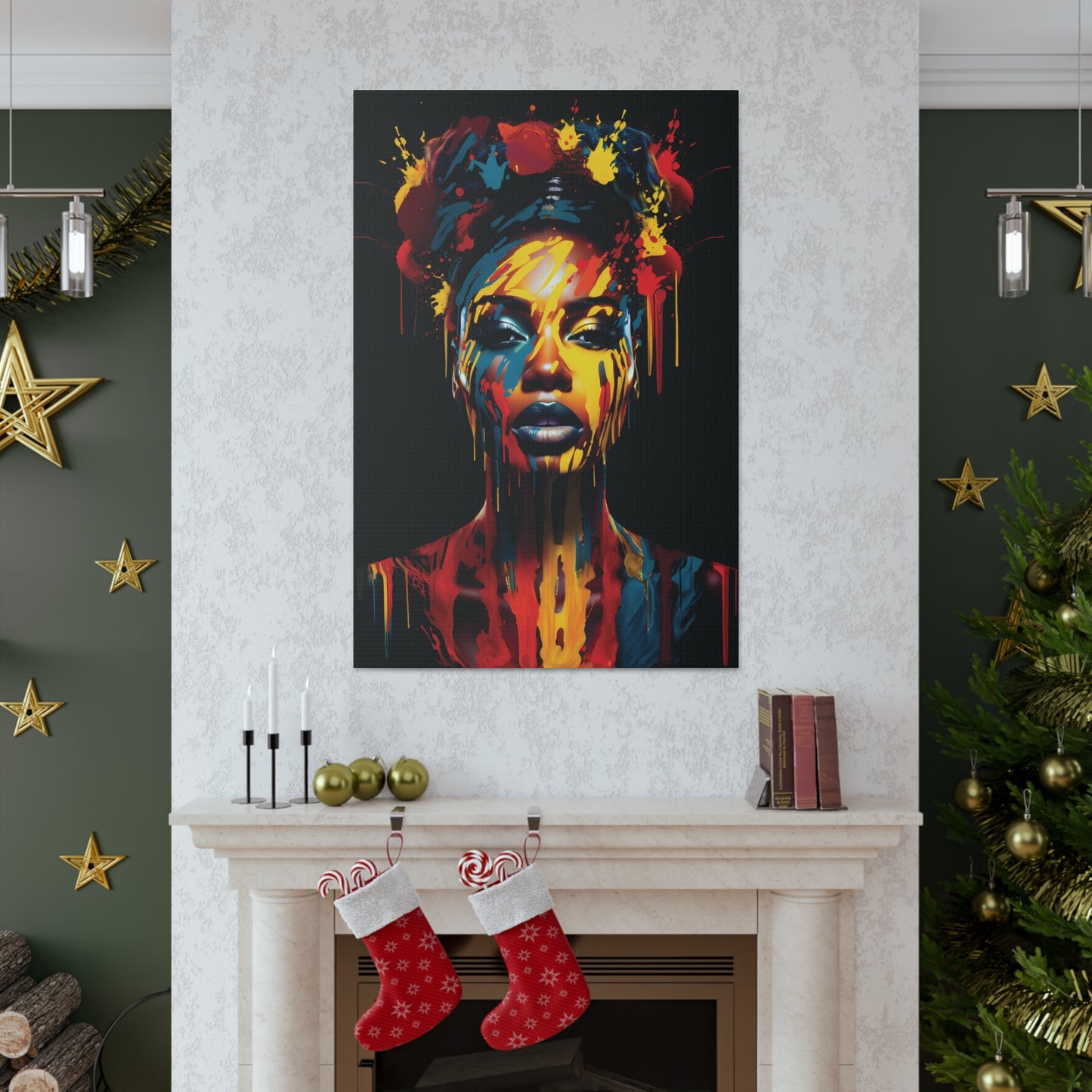 Splatter of Soul (Sanaa) - Canvas Print