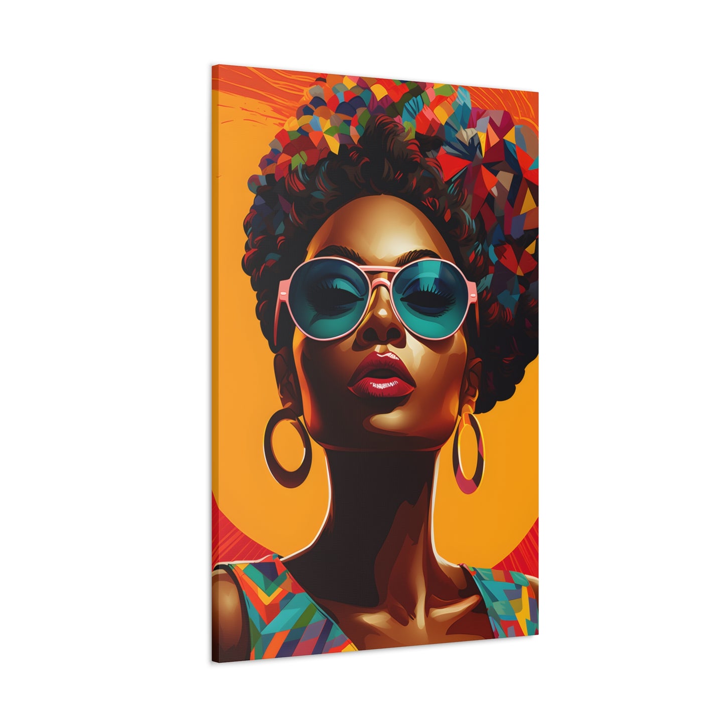 Kente Kouture (Renee) - Canvas Print