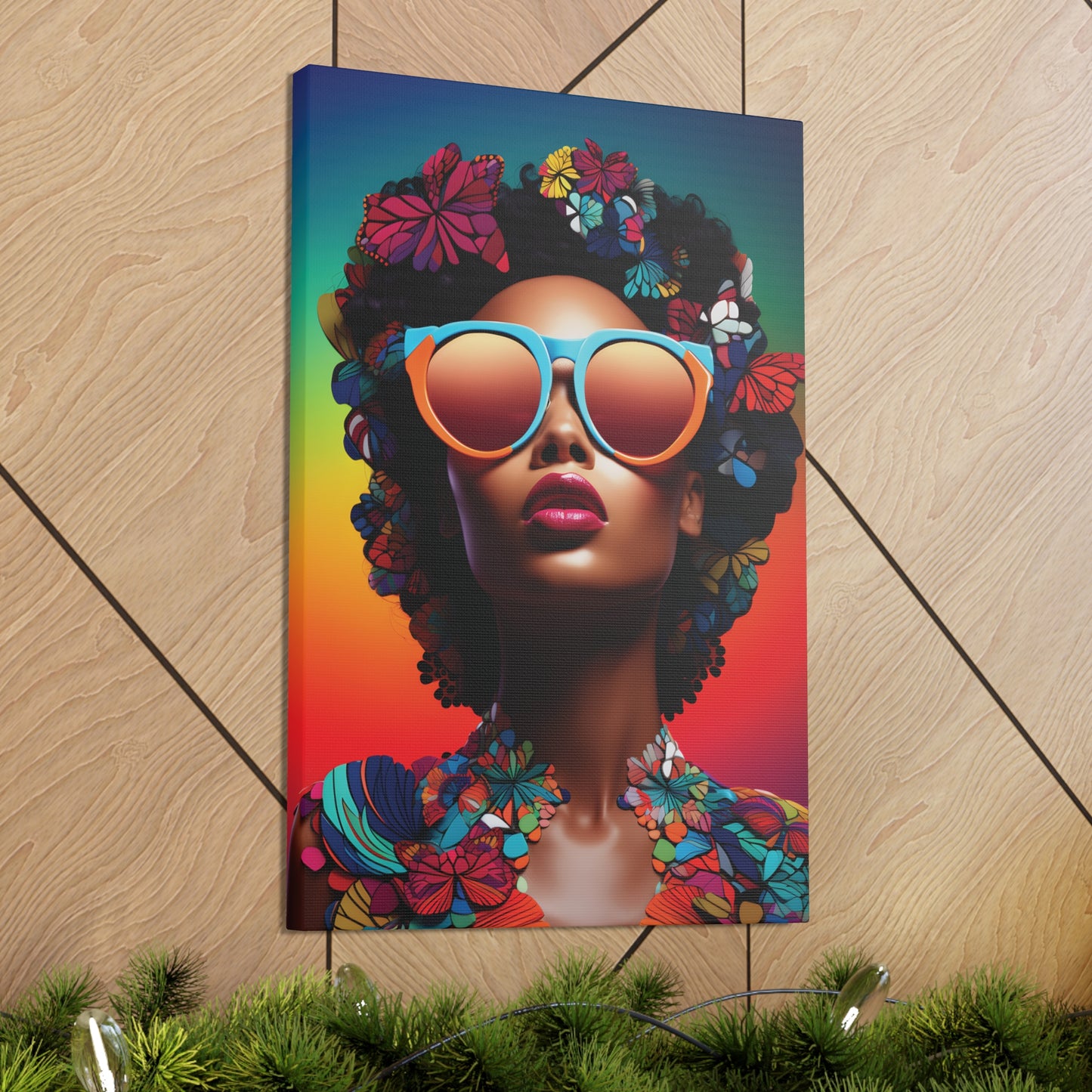 Bold Shades of Beauty (Vanessa) - Canvas Print