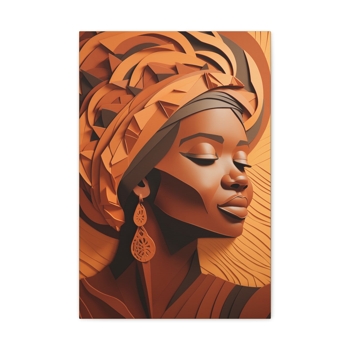 Copper Queens (Ebony) - Canvas Print