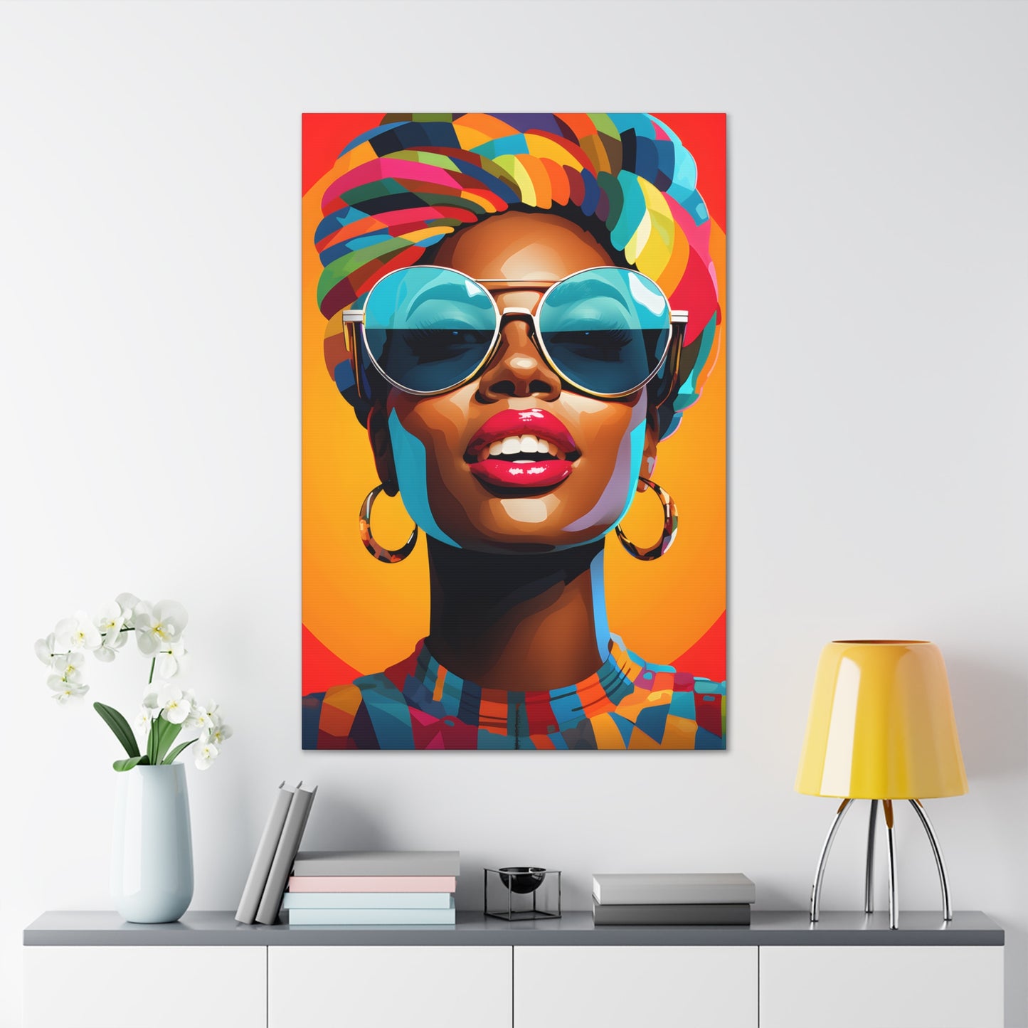 Kente Kouture (Camille)  - Canvas Print