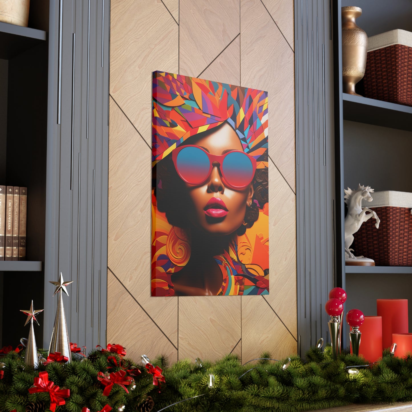 Kente Kouture (Aaliyah) - Canvas Print