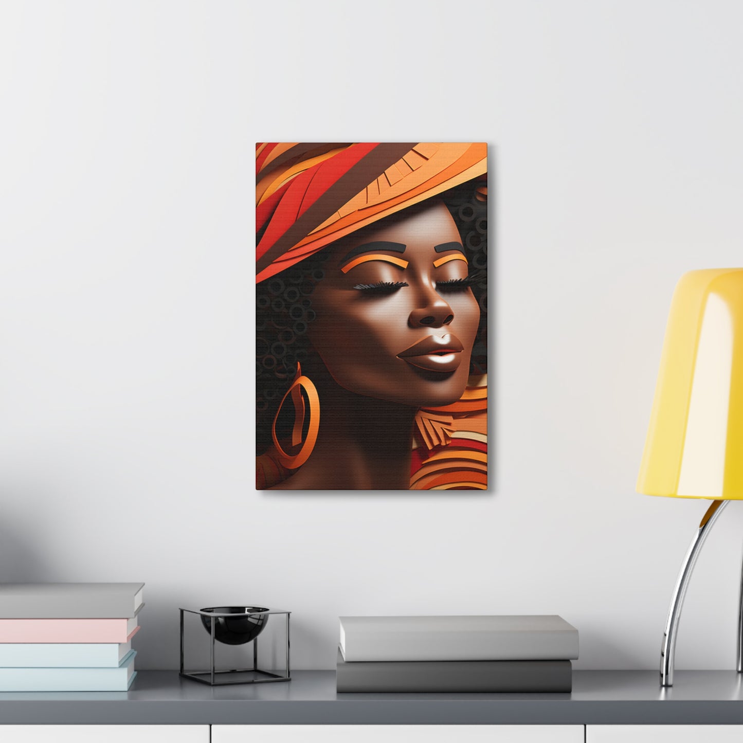 Copper Queens (Viola) - Canvas Print