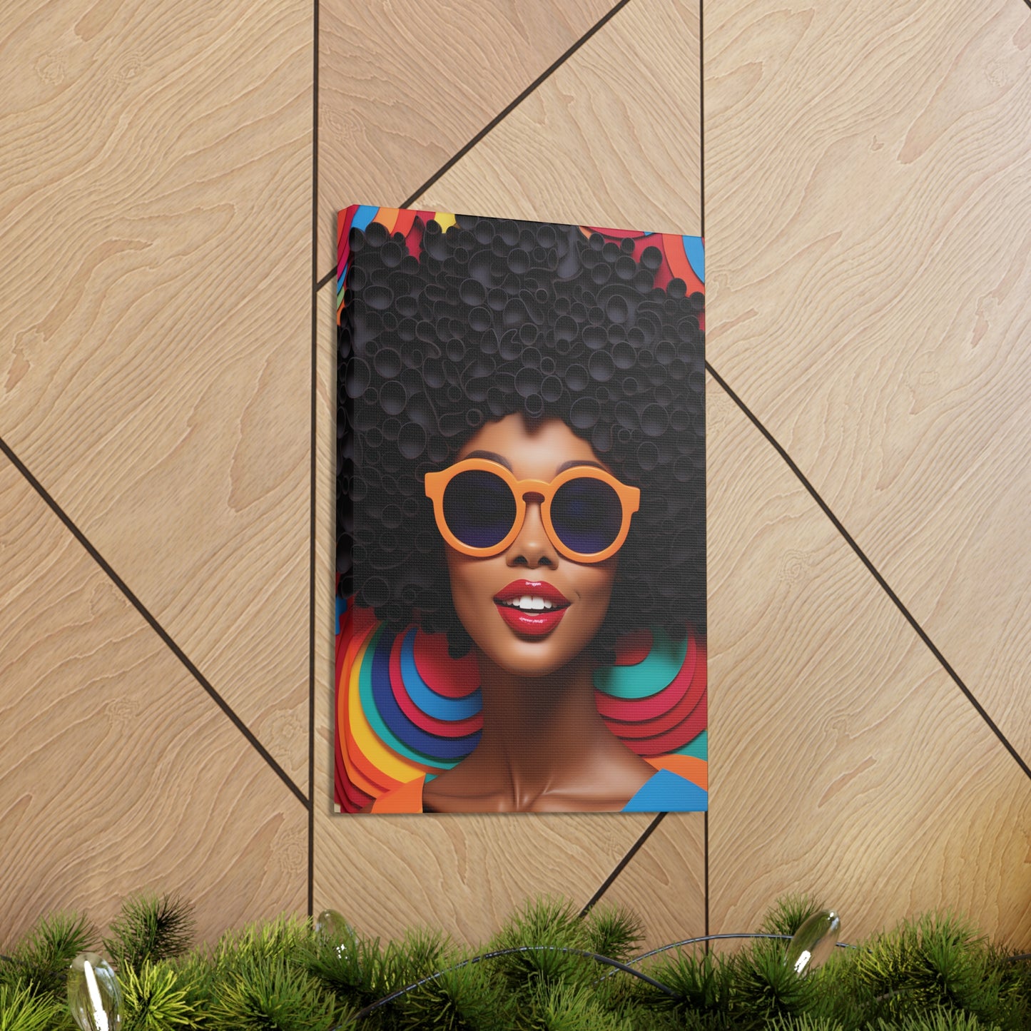 Bold Shades of Beauty (Ayanna) - Canvas Print