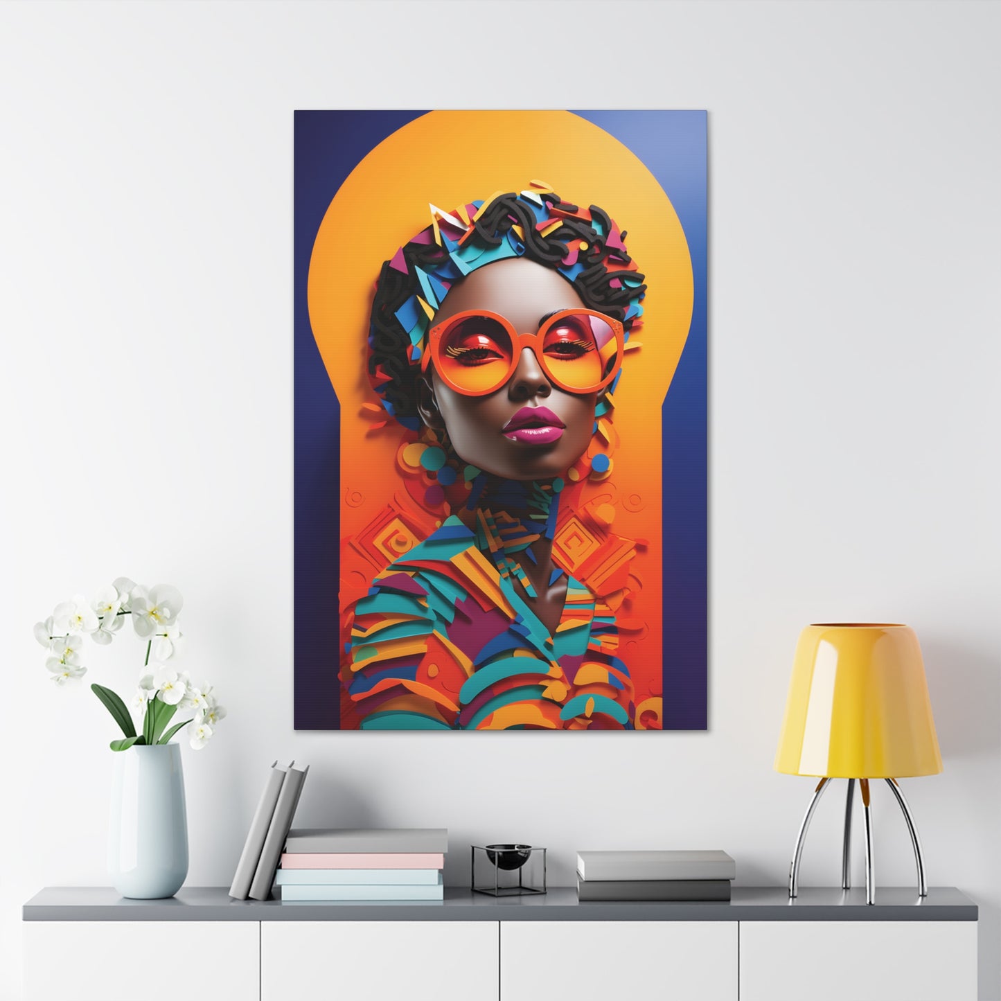 Bold Shades of Beauty (Keyana)  - Canvas Print