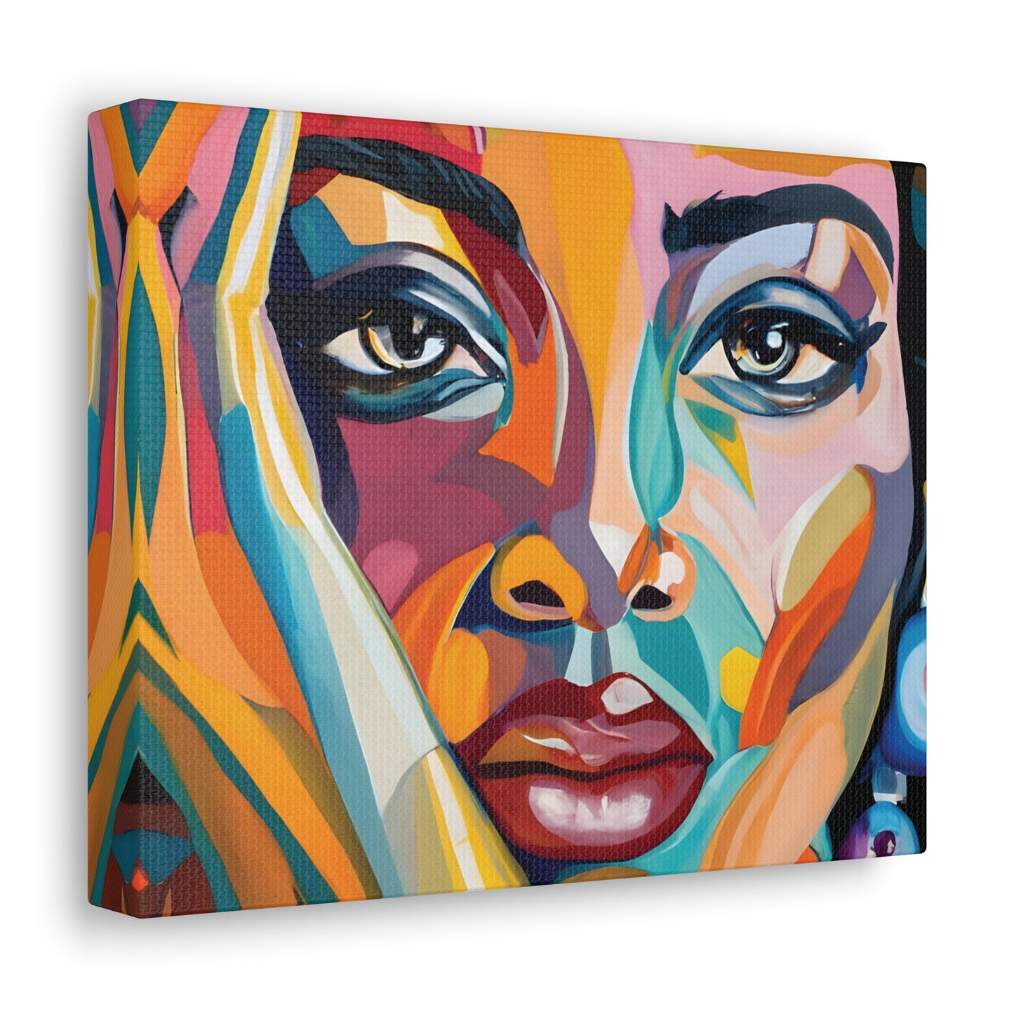 Abstract Africana (Pamela) - Canvas Print