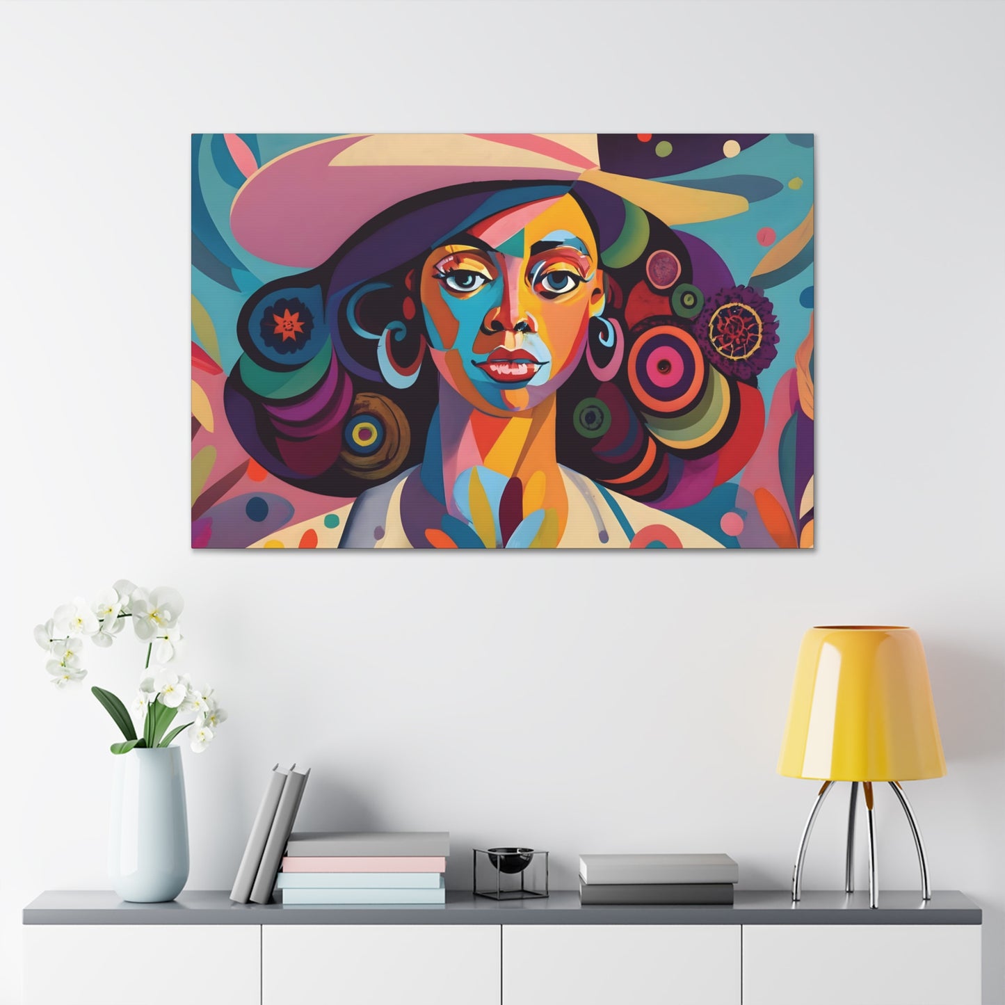 Abstract Africana (Zola) - Canvas Print