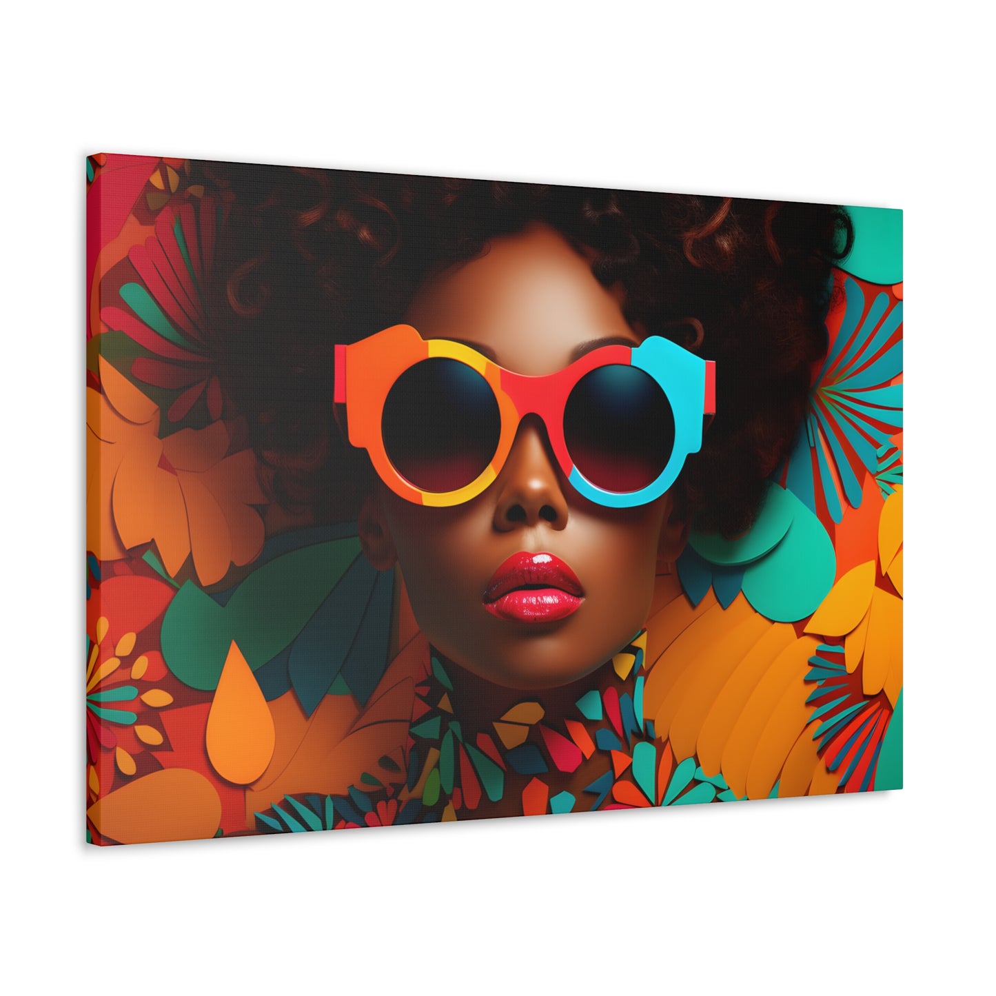 Bold Shades of Beauty (Zahra) - Canvas Print