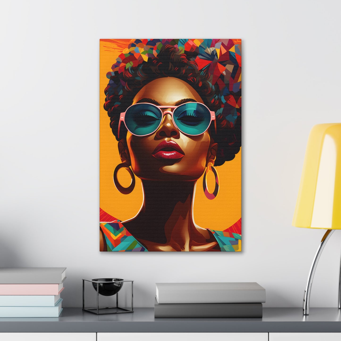 Kente Kouture (Renee) - Canvas Print