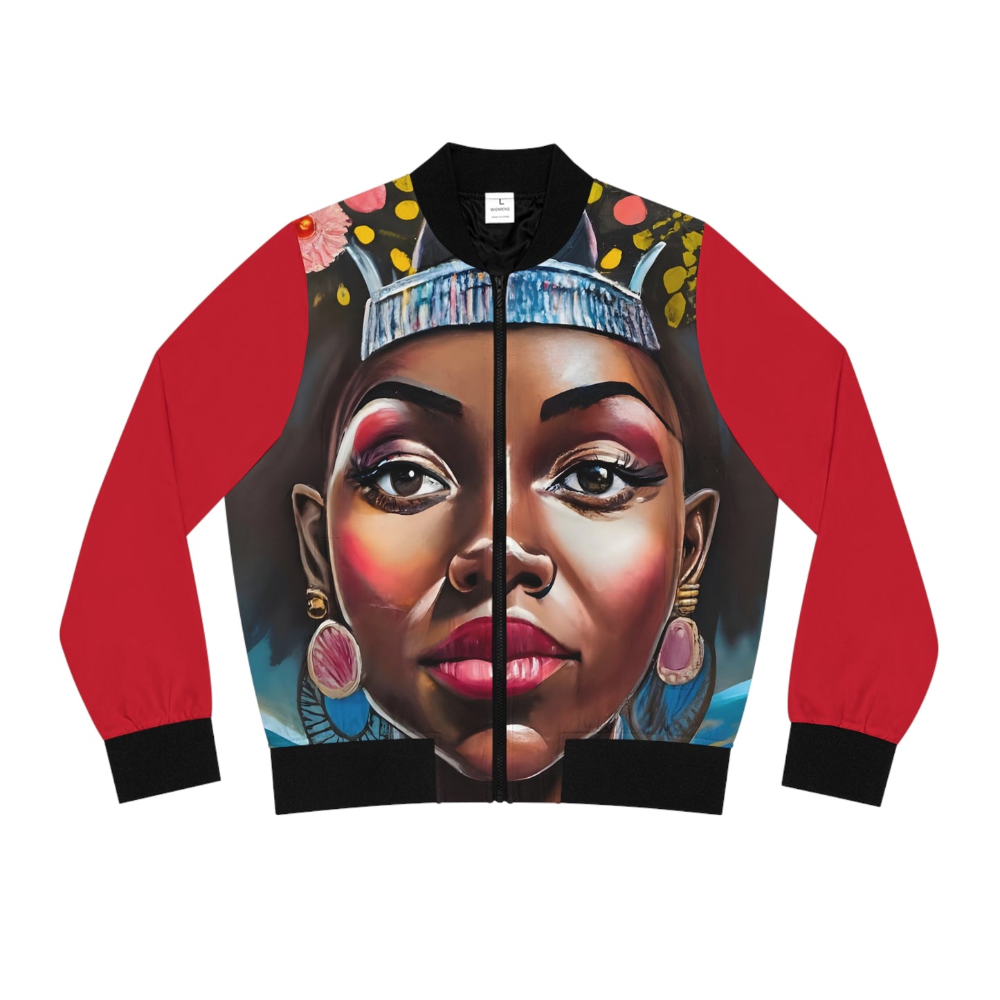 Black Beauty (Khadijah) - Women's Bomber Jacket