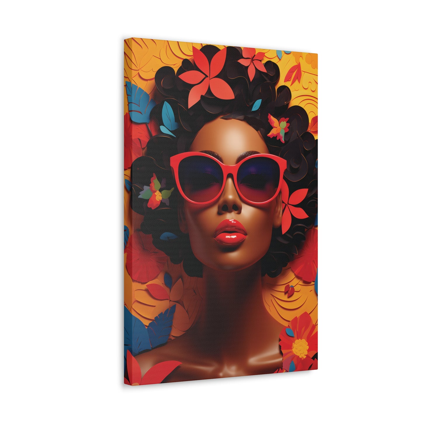 Bold Shades of Beauty (Maya) - Canvas Print