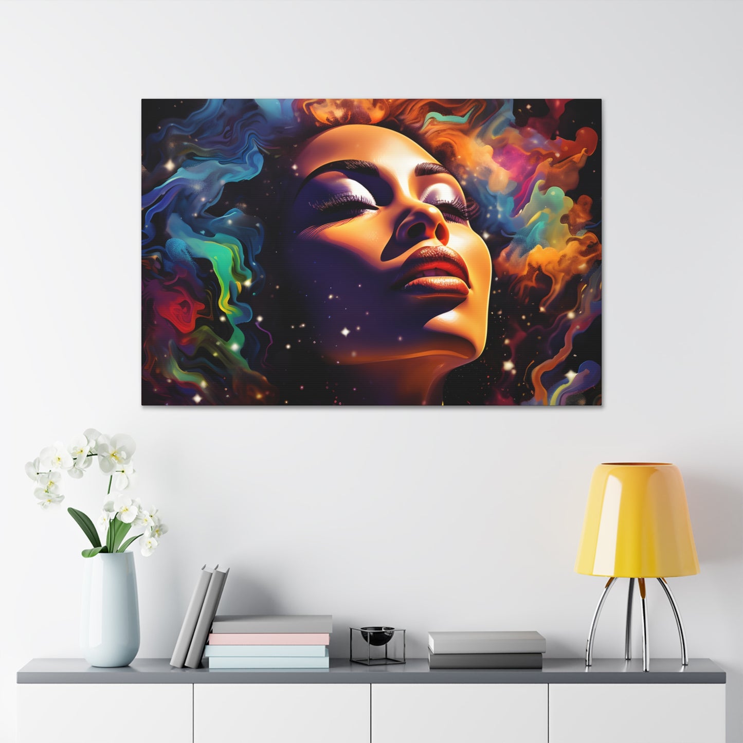 Cosmic Color & Cloudscapes (Lyrica)  - Canvas Print