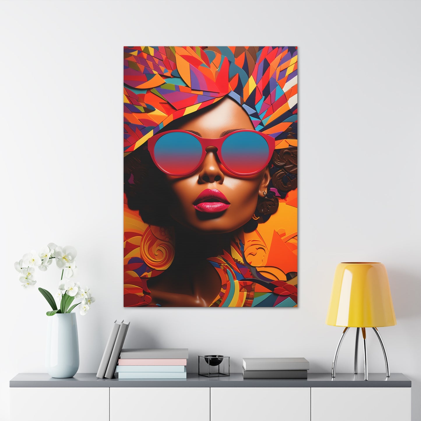 Kente Kouture (Aaliyah) - Canvas Print