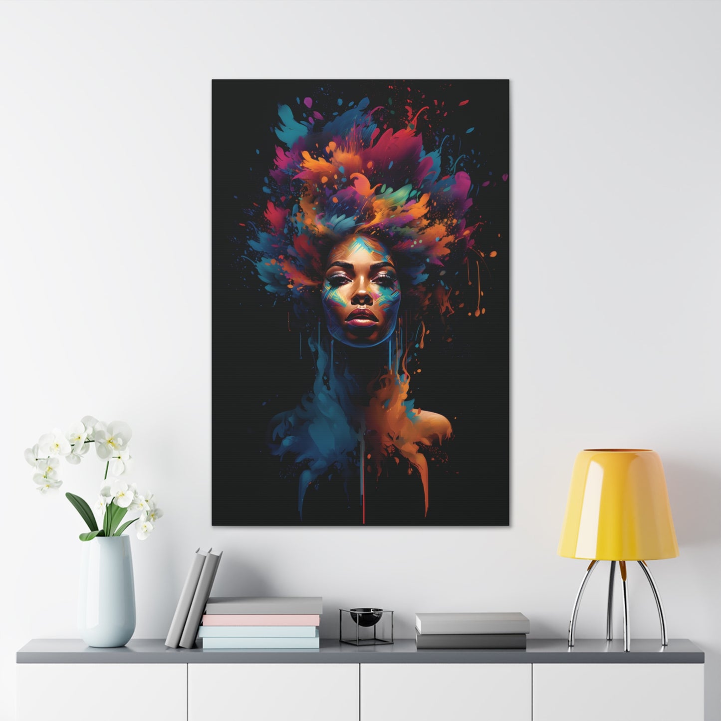 Splatter of Soul (Nyah) - Canvas Print