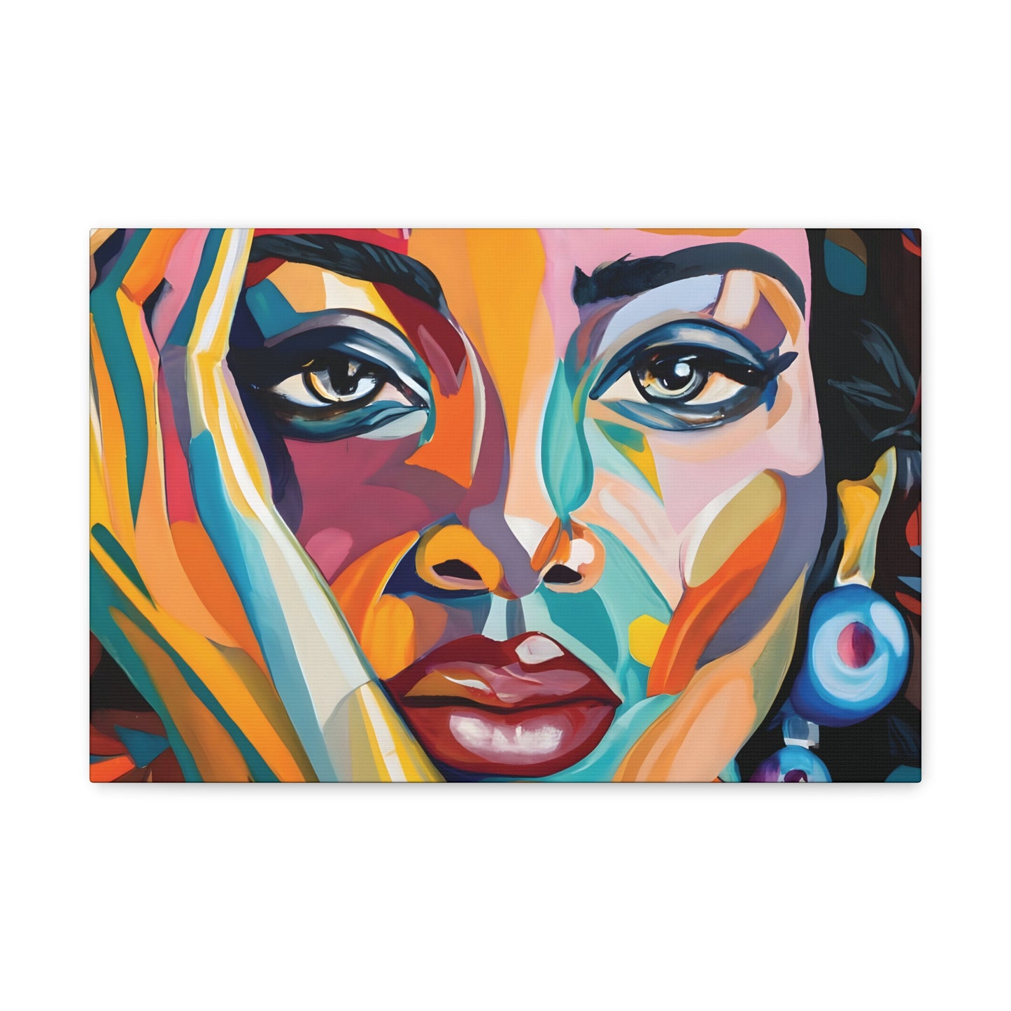 Abstract Africana (Pamela) - Canvas Print