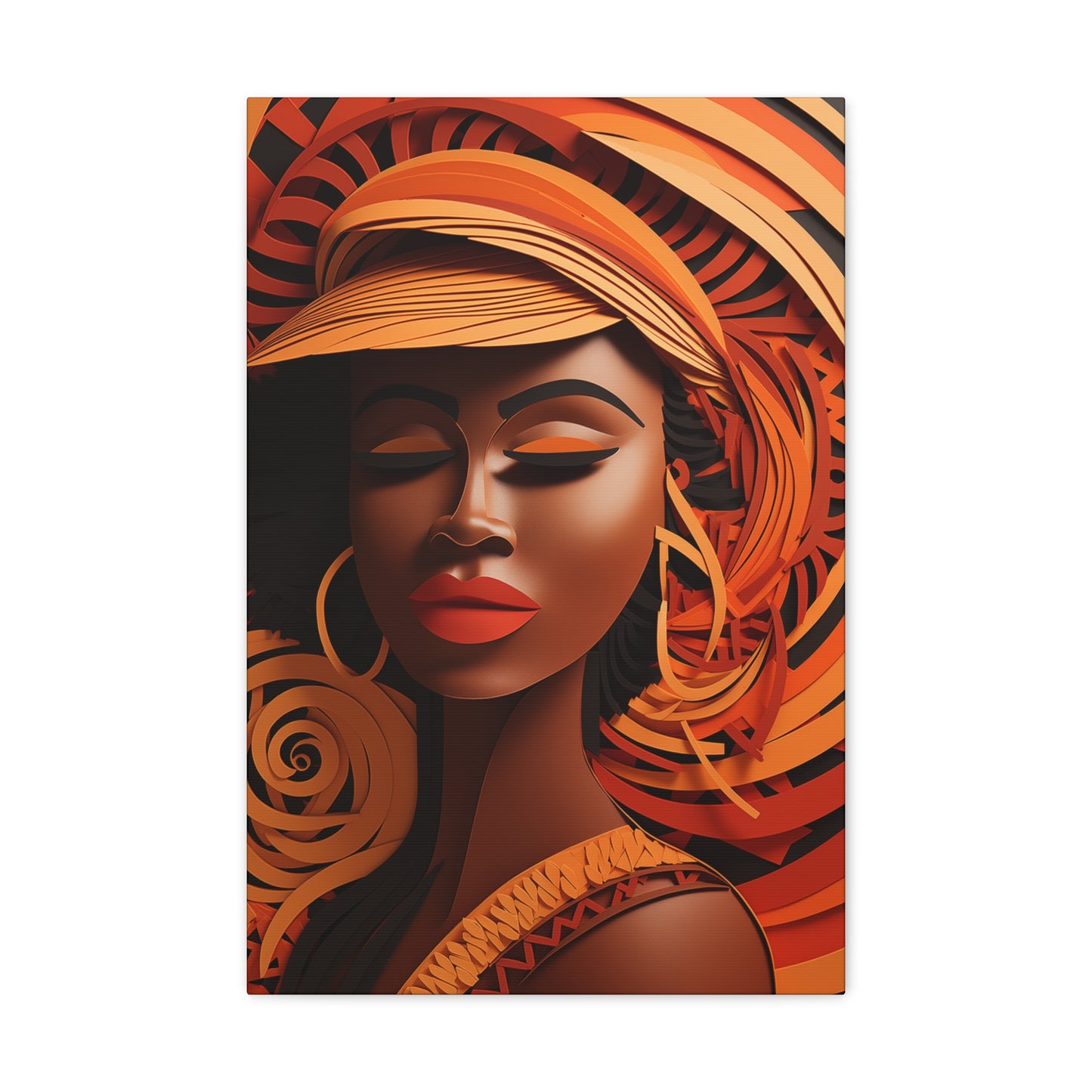 Copper Queens (Mona) - Canvas Print