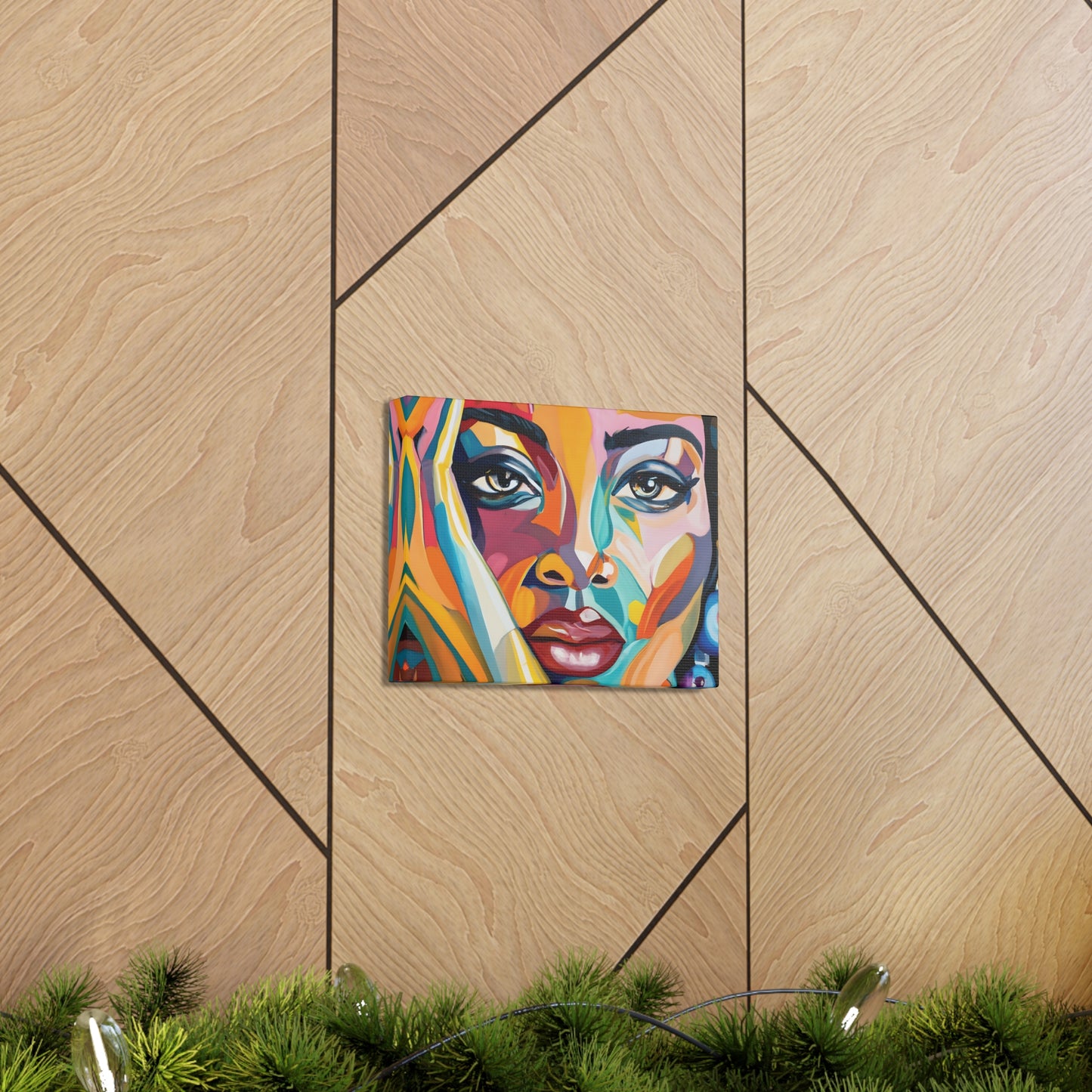 Abstract Africana (Pamela) - Canvas Print