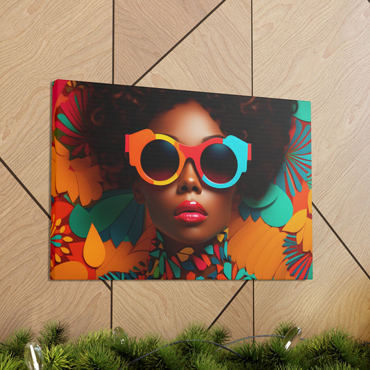 Bold Shades of Beauty (Zahra) - Canvas Print