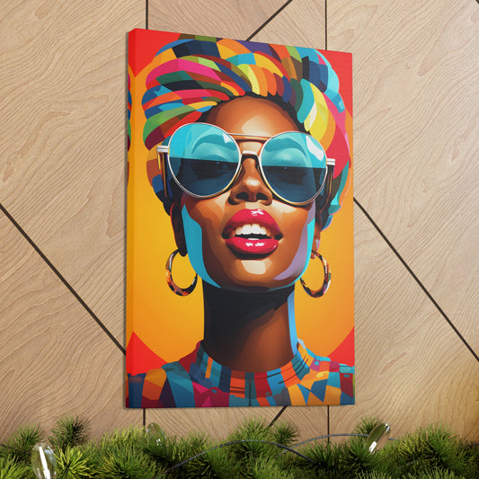 Kente Kouture (Camille)  - Canvas Print