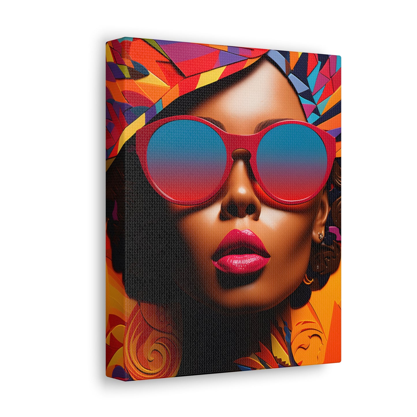 Kente Kouture (Aaliyah) - Canvas Print