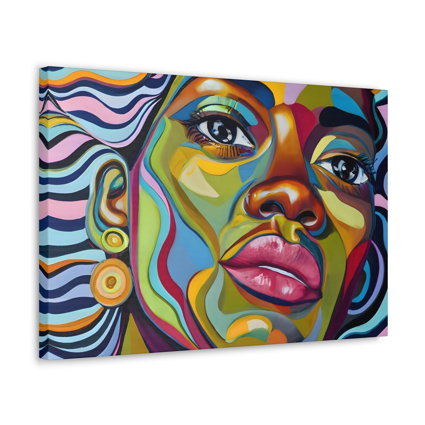 Abstract Africana (Yara) - Canvas Print